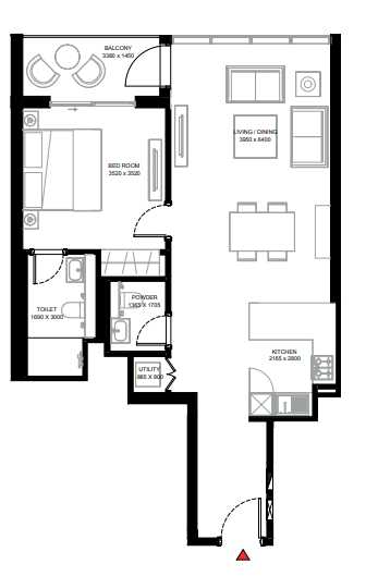 Type E - 1BHK_copy_46